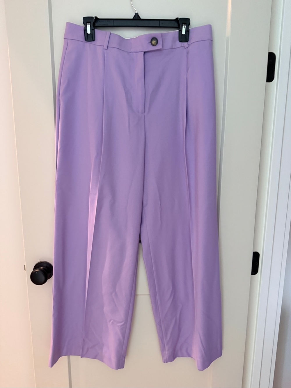 Ann Taylor Lavender Wide-Leg Trousers
